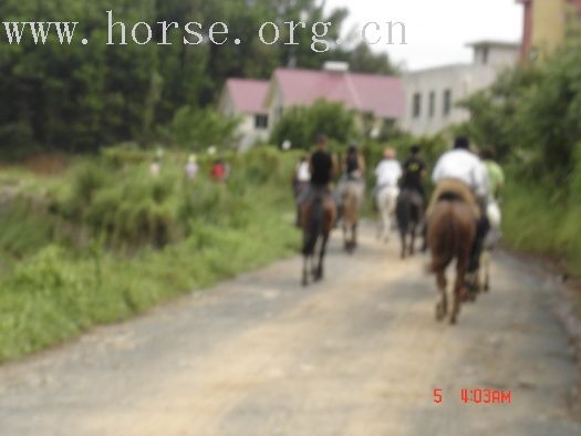 天公作美——喜迎马友出麻山……8月5日