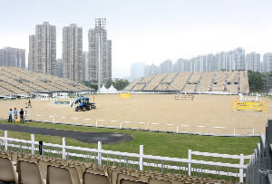 Lap of luxury for Olympic horses in Hong Kong