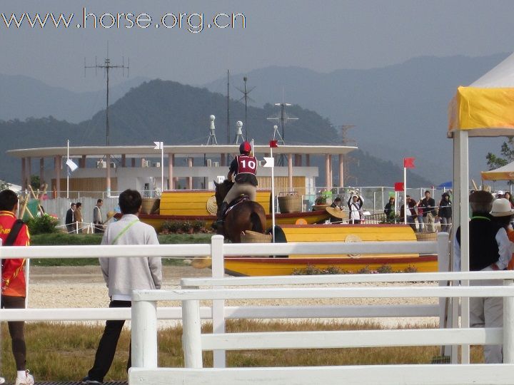 亚运马术三项赛——越野赛 花絮