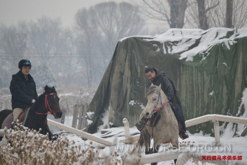 雪中漫步