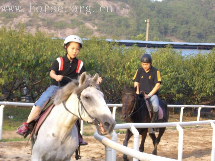 [贴图]乐乐骑白马