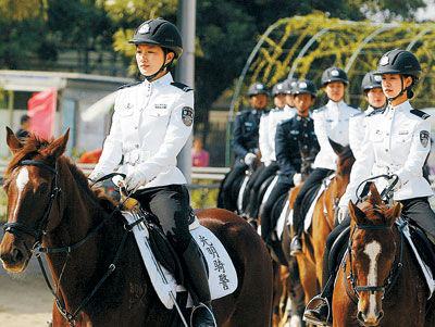 热烈祝贺深圳骑警挂牌成功