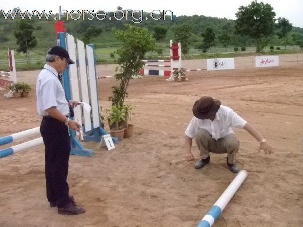 泰國的一場馬術障礙賽