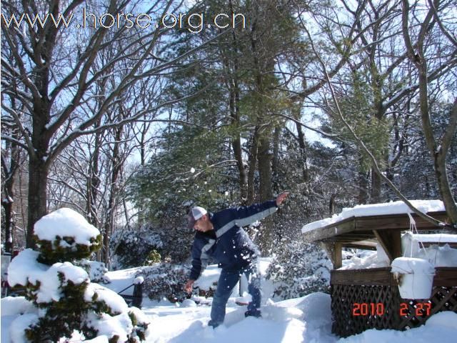 练习滑雪